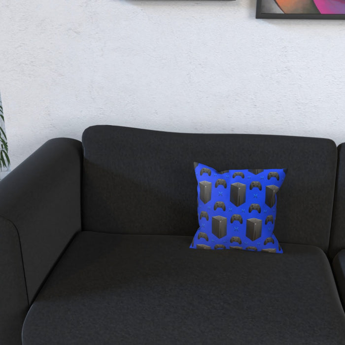 Cushion - X Boxing Blue - printonitshop