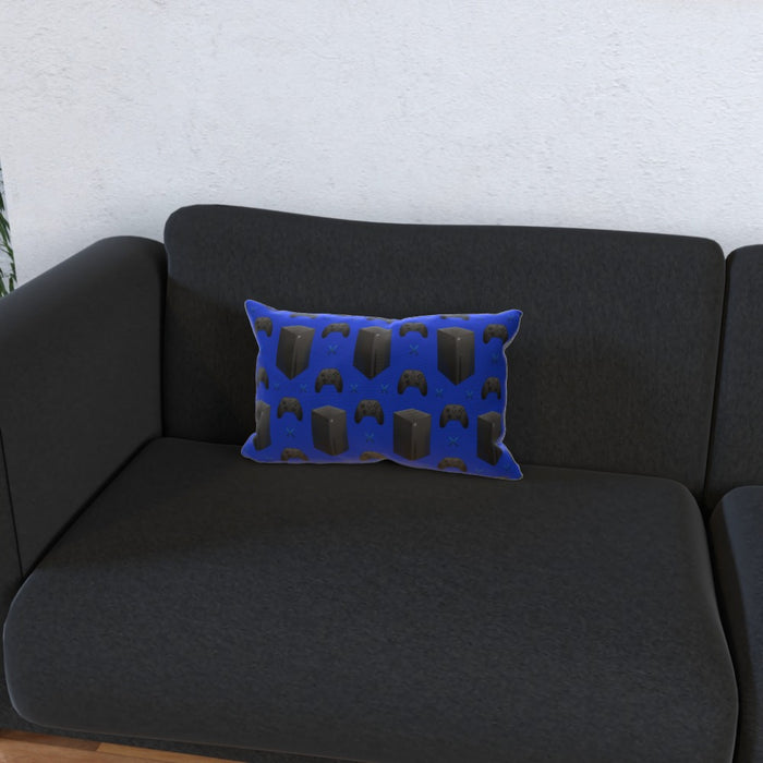 Cushion - X Boxing Blue - printonitshop