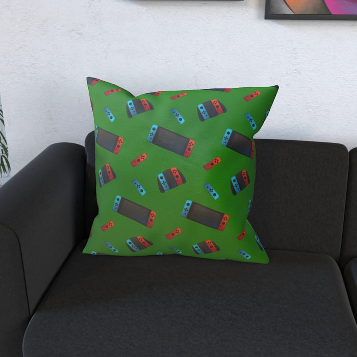 Cushion - Switch Green - printonitshop