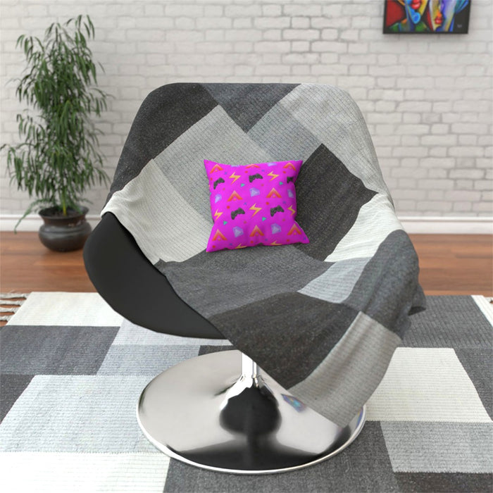 Cushion - Gamers Play Pink - printonitshop