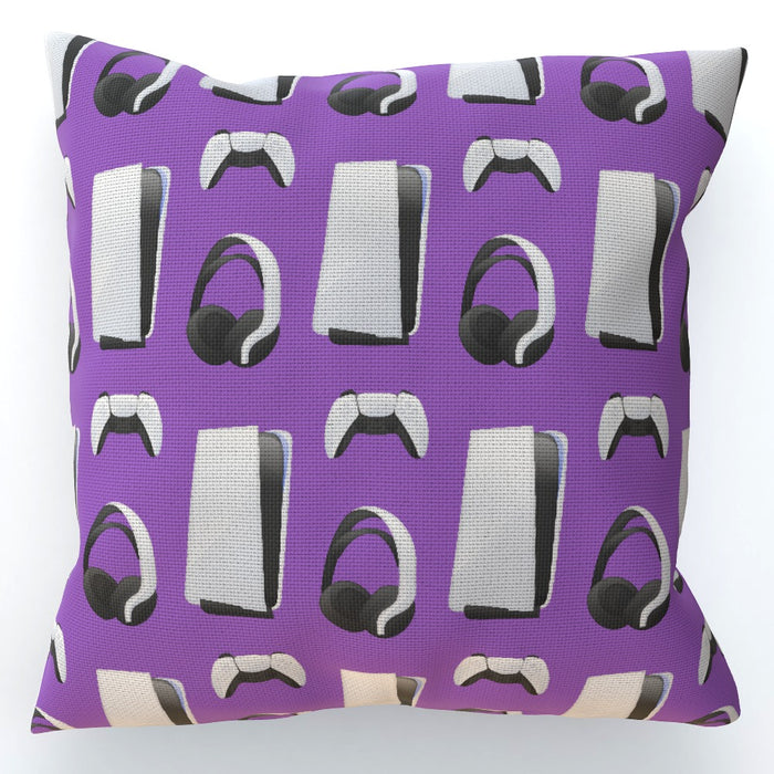 Cushion - PS New Gaming Purple - printonitshop