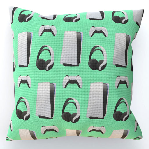 Cushion - PS New Gaming Light Green - printonitshop