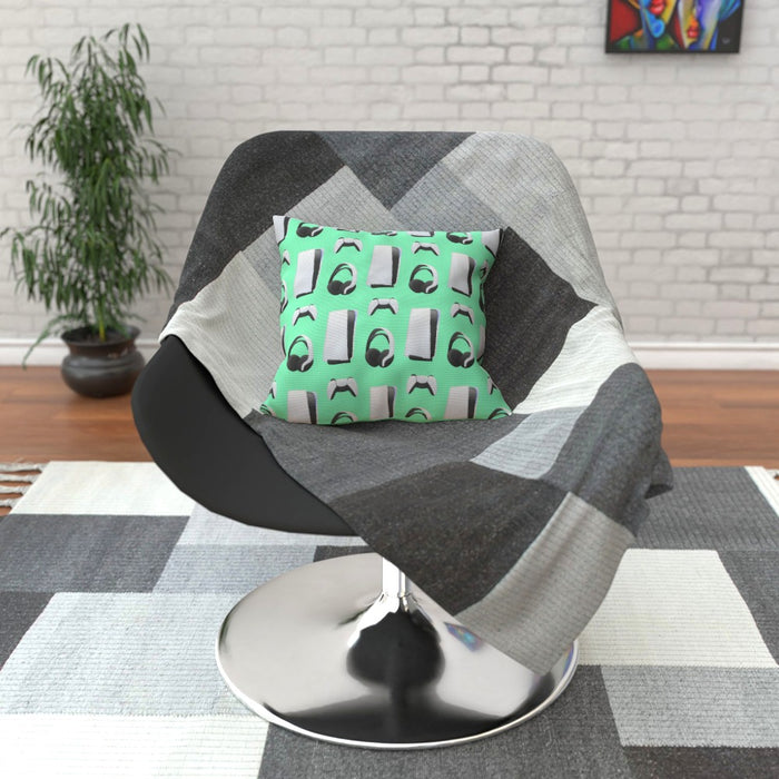 Cushion - PS New Gaming Light Green - printonitshop