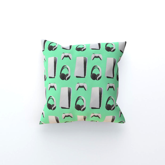 Cushion - PS New Gaming Light Green - printonitshop