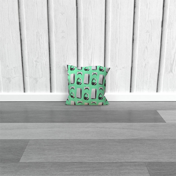 Cushion - PS New Gaming Light Green - printonitshop