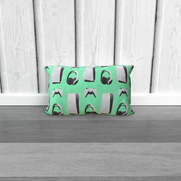 Cushion - PS New Gaming Light Green - printonitshop