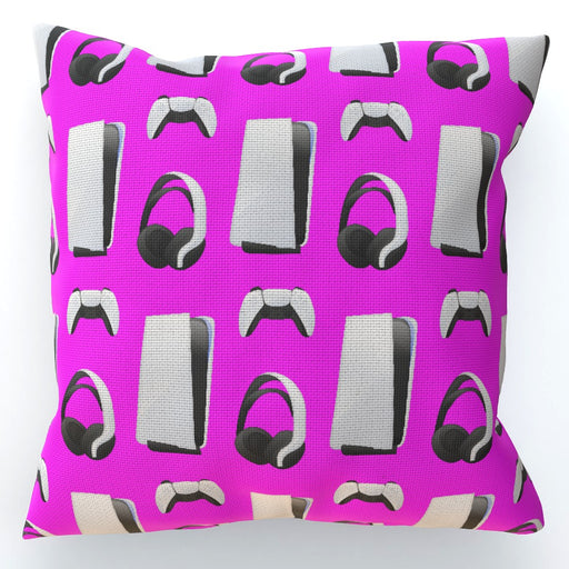 Cushion - PS New Gaming Pink - printonitshop