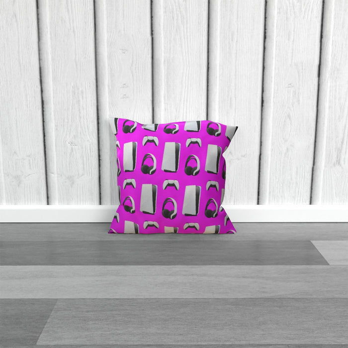 Cushion - PS New Gaming Pink - printonitshop