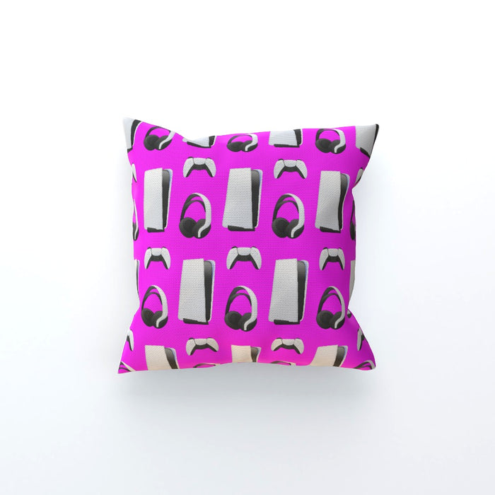 Cushion - PS New Gaming Pink - printonitshop