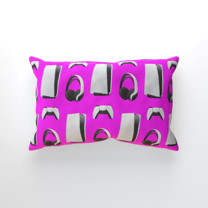 Cushion - PS New Gaming Pink - printonitshop