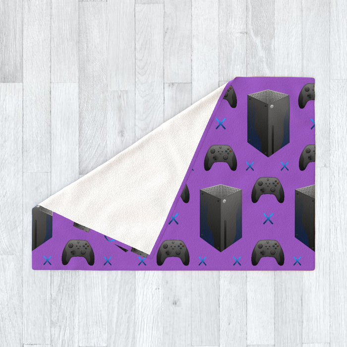 Blanket - X Boxing Purple - printonitshop