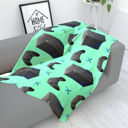 Blanket - X Boxing Bright Green - printonitshop