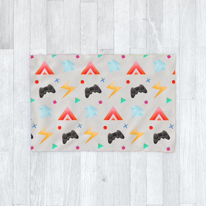 Blanket - Gamers Play Grey - printonitshop