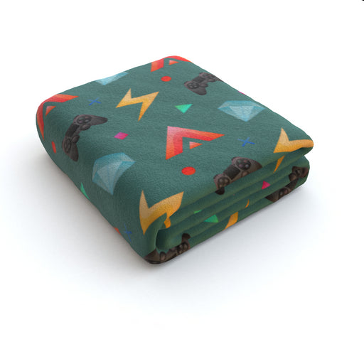 Blanket - Gamers Play Green - printonitshop