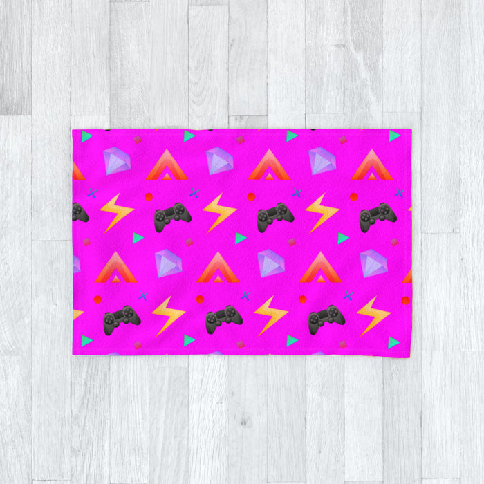 Blanket - Gamers Play Pink - printonitshop