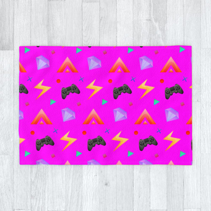 Blanket - Gamers Play Pink - printonitshop