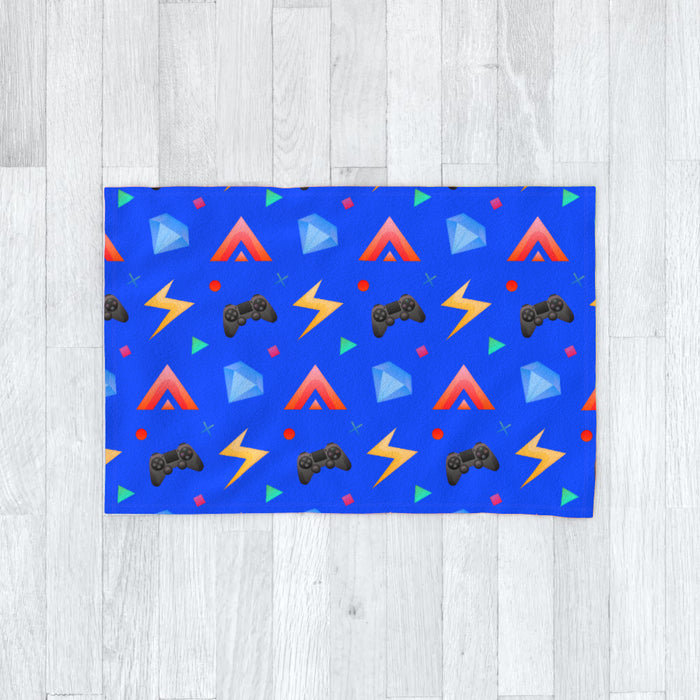 Blankets - Gamers Play Blue - printonitshop