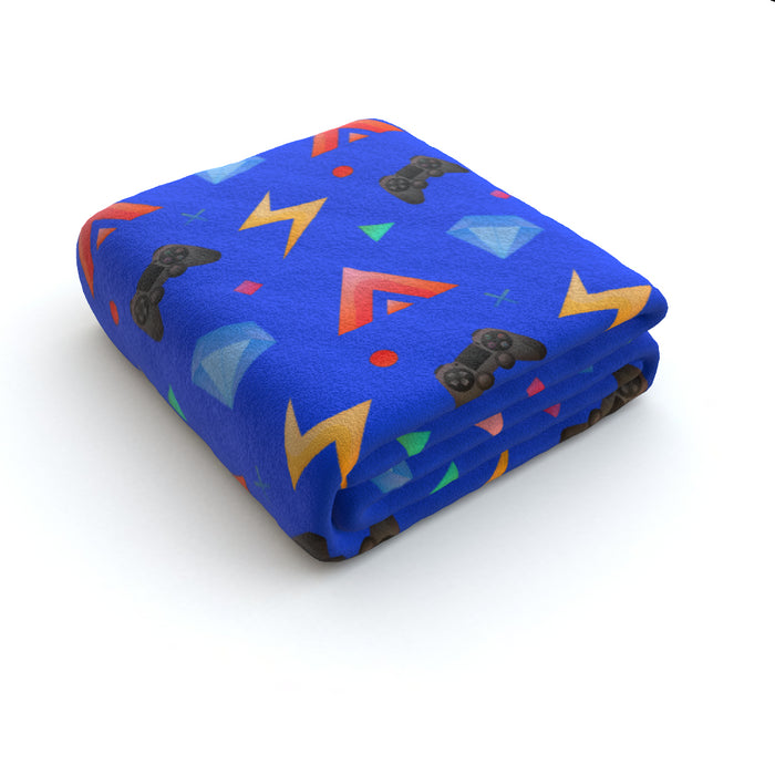 Blankets - Gamers Play Blue - printonitshop