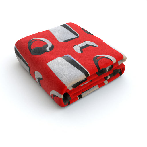 Blanket - PS New Gaming Red - printonitshop