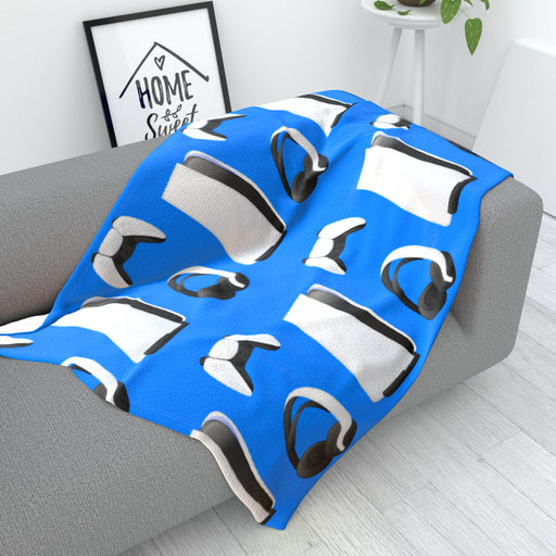 Blanket - PS New Gaming Light Blue - printonitshop