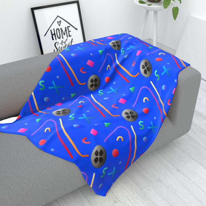 Blanket - Controllerz Blue - printonitshop