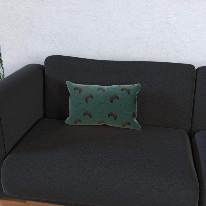 Cushion - X Boxing 2 Dark Green - printonitshop