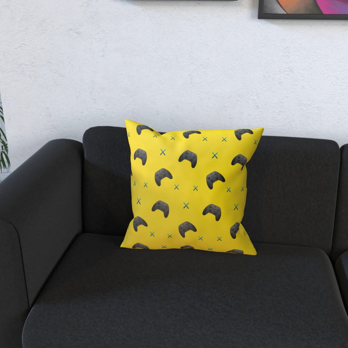 Cushion - X Boxing 2 Yellow - printonitshop