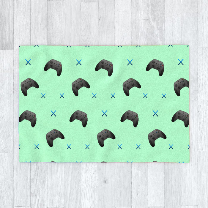 Blanket - X Boxing 2 Light Green - printonitshop