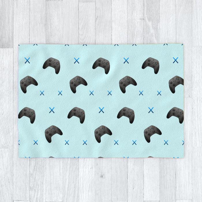 Blanket - X Boxing 2 Light Blue - printonitshop