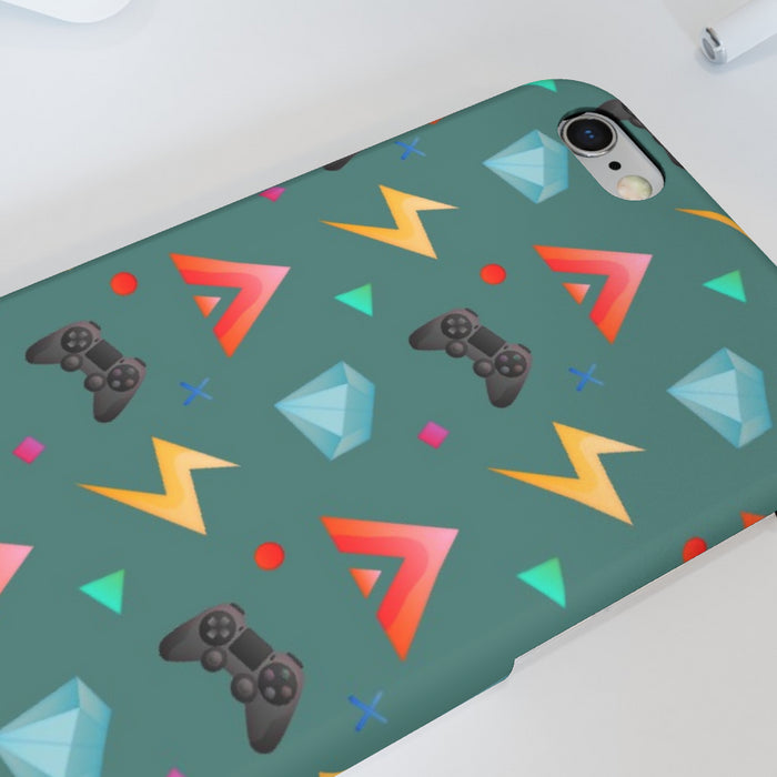 iPhone Cases - Gamers Play Green - printonitshop