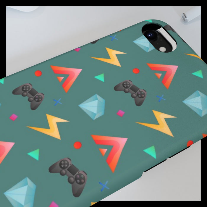 iPhone Cases - Gamers Play Green - printonitshop