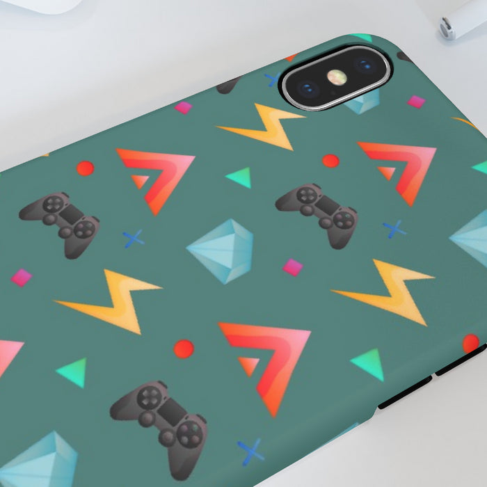 iPhone Cases - Gamers Play Green - printonitshop