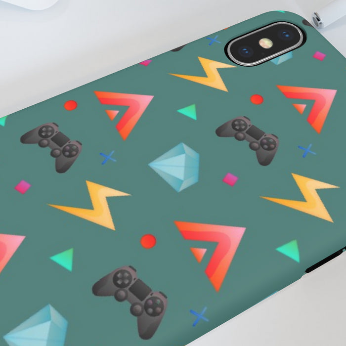 iPhone Cases - Gamers Play Green - printonitshop