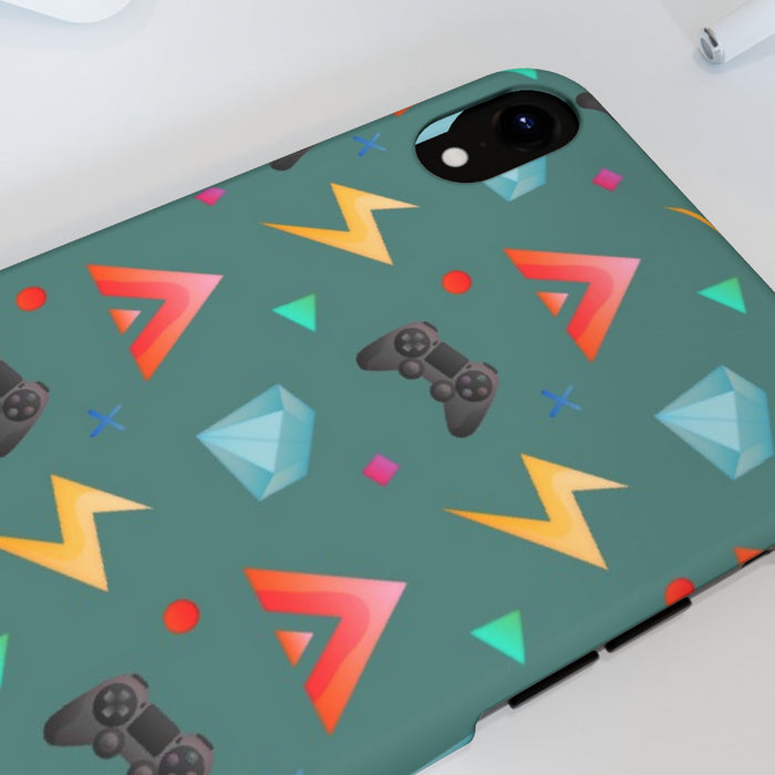 iPhone Cases - Gamers Play Green - printonitshop