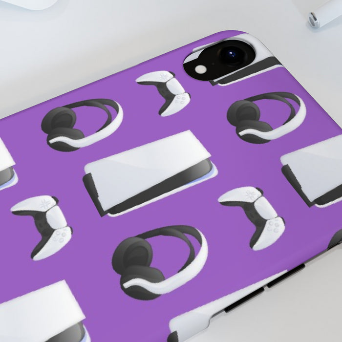 iPhone Cases - PS5 Light Purple - printonitshop