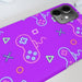 iPhone Cases - Gaming Neon Light Purple - printonitshop