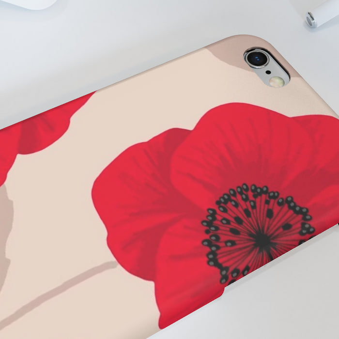 iPhone Cases - Red Flowers - printonitshop