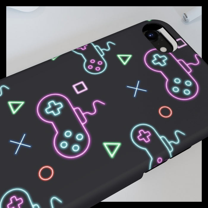 iPhone Cases - Gaming Neon Black - printonitshop