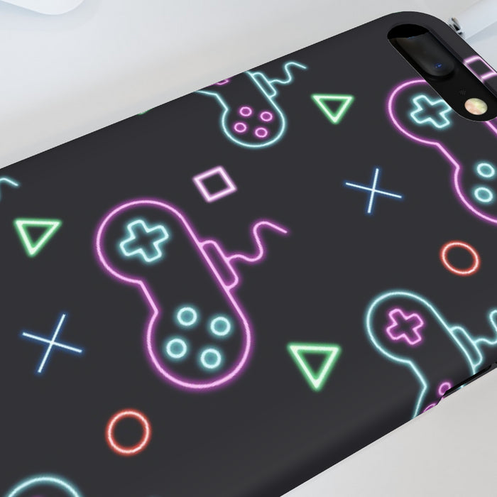 iPhone Cases - Gaming Neon Black - printonitshop