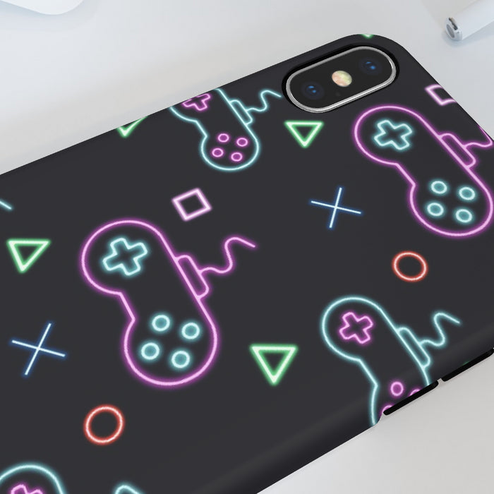 iPhone Cases - Gaming Neon Black - printonitshop