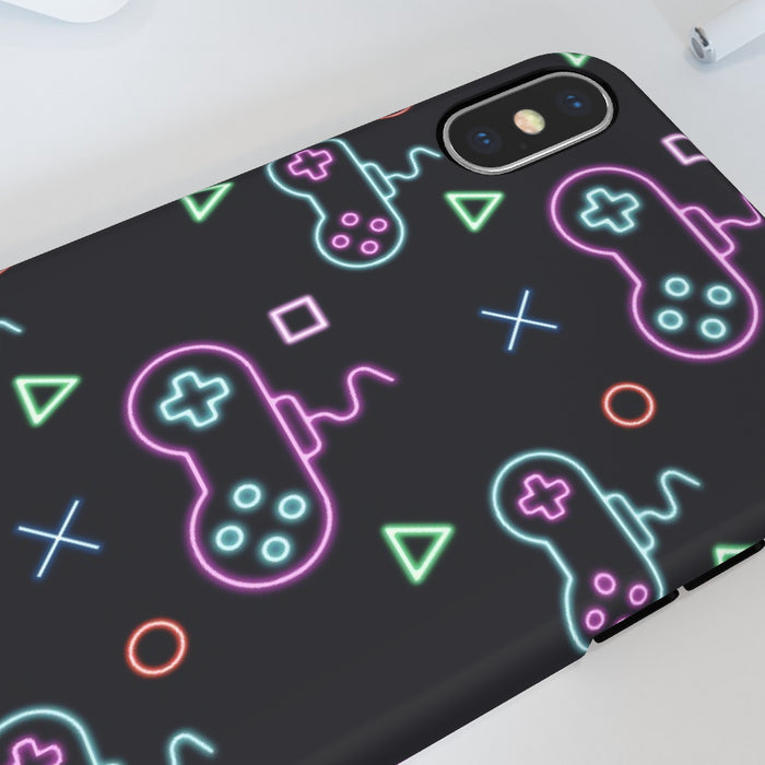 iPhone Cases - Gaming Neon Black - printonitshop