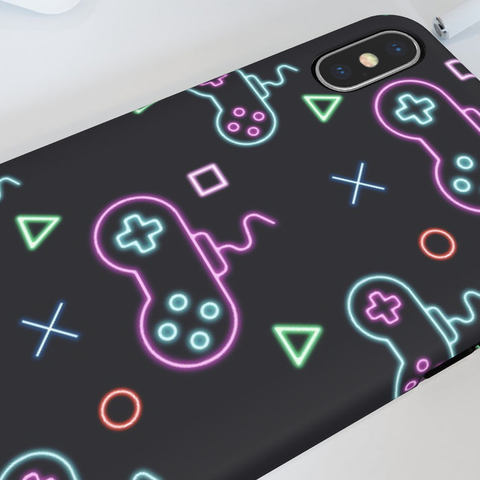 iPhone Cases - Gaming Neon Black - printonitshop