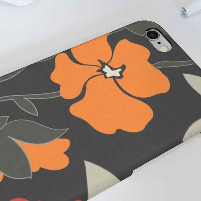 iPhone Cases - Orange Flowers - printonitshop