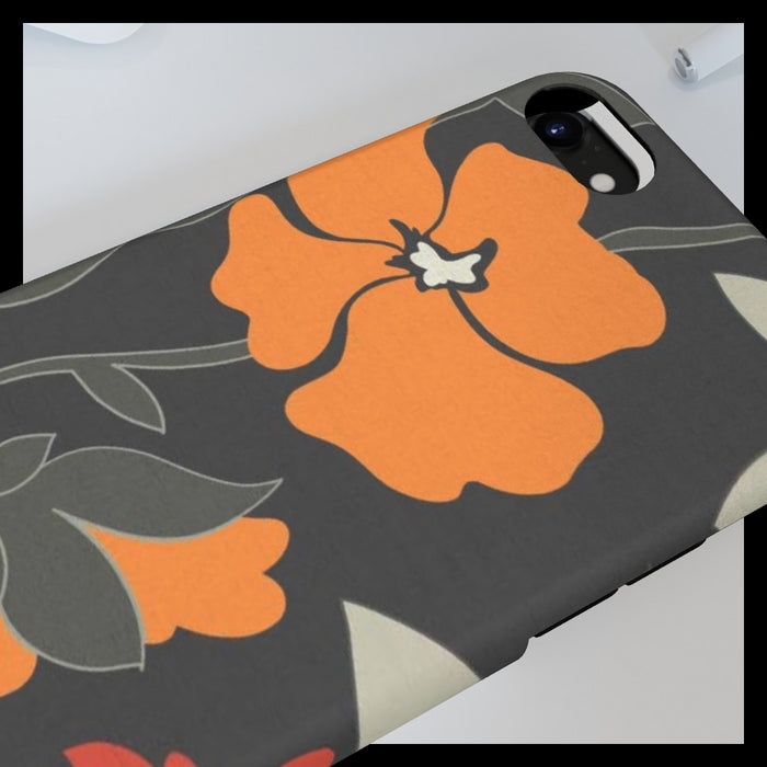 iPhone Cases - Orange Flowers - printonitshop