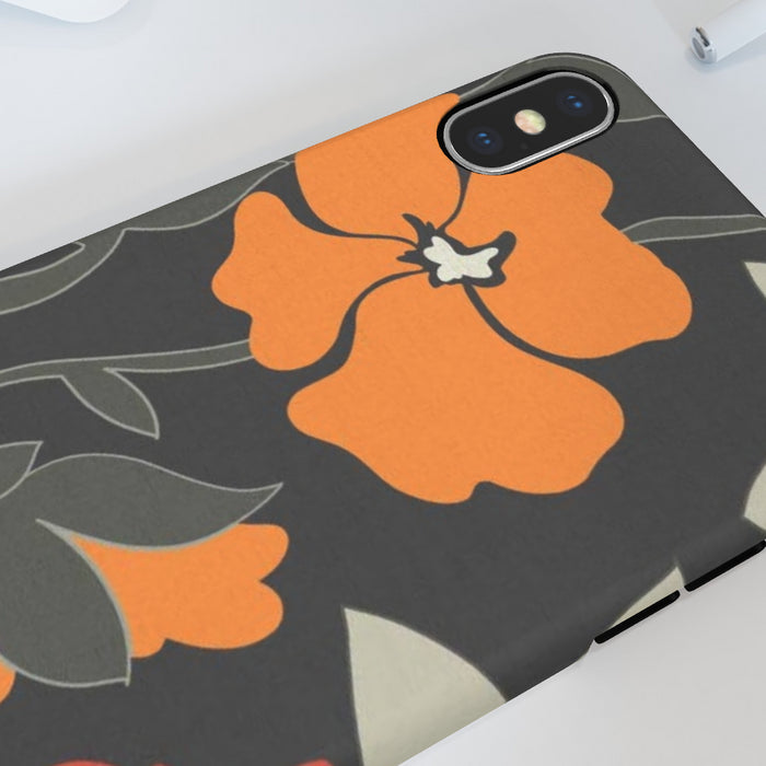 iPhone Cases - Orange Flowers - printonitshop