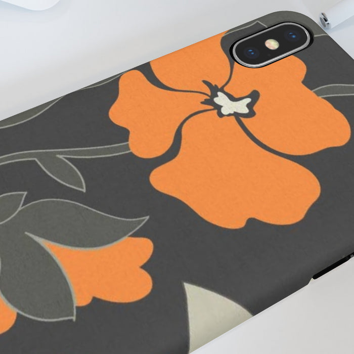 iPhone Cases - Orange Flowers - printonitshop