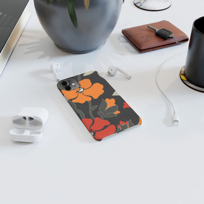 iPhone Cases - Orange Flowers - printonitshop