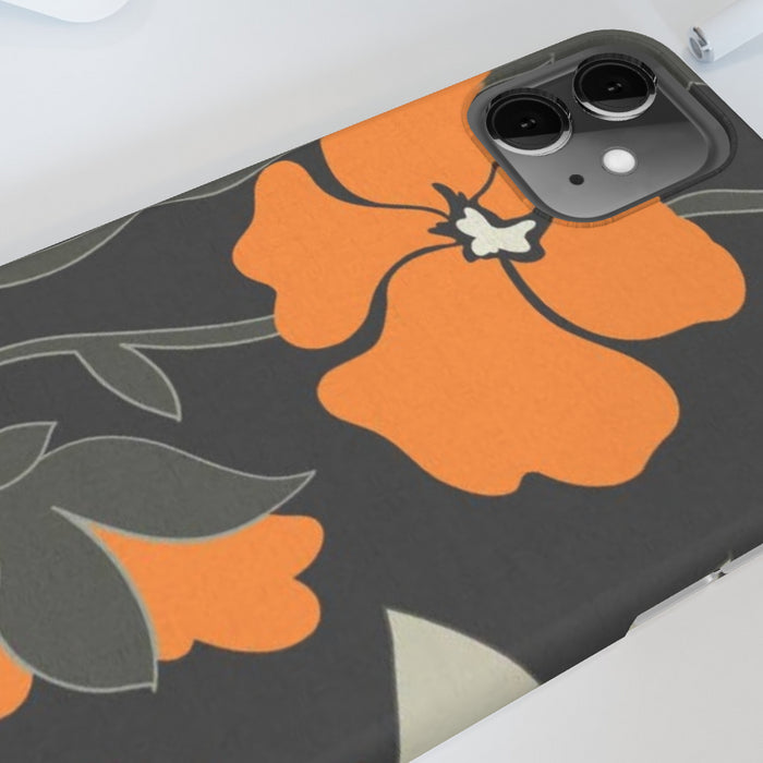 iPhone Cases - Orange Flowers - printonitshop