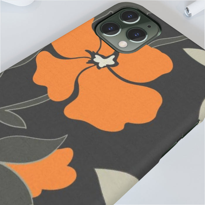 iPhone Cases - Orange Flowers - printonitshop