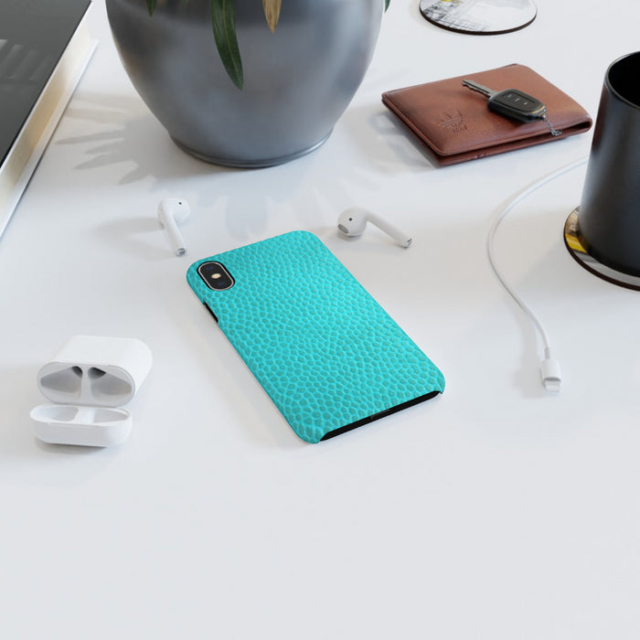 iPhone Cases - Textured Turquoise - printonitshop